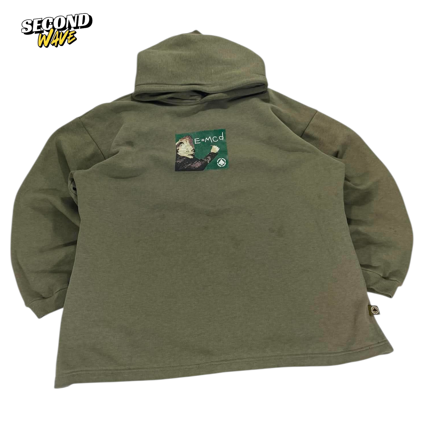 MCD VINTAGE HOODIE WITH EINSTEIN GRAPHIC (M)