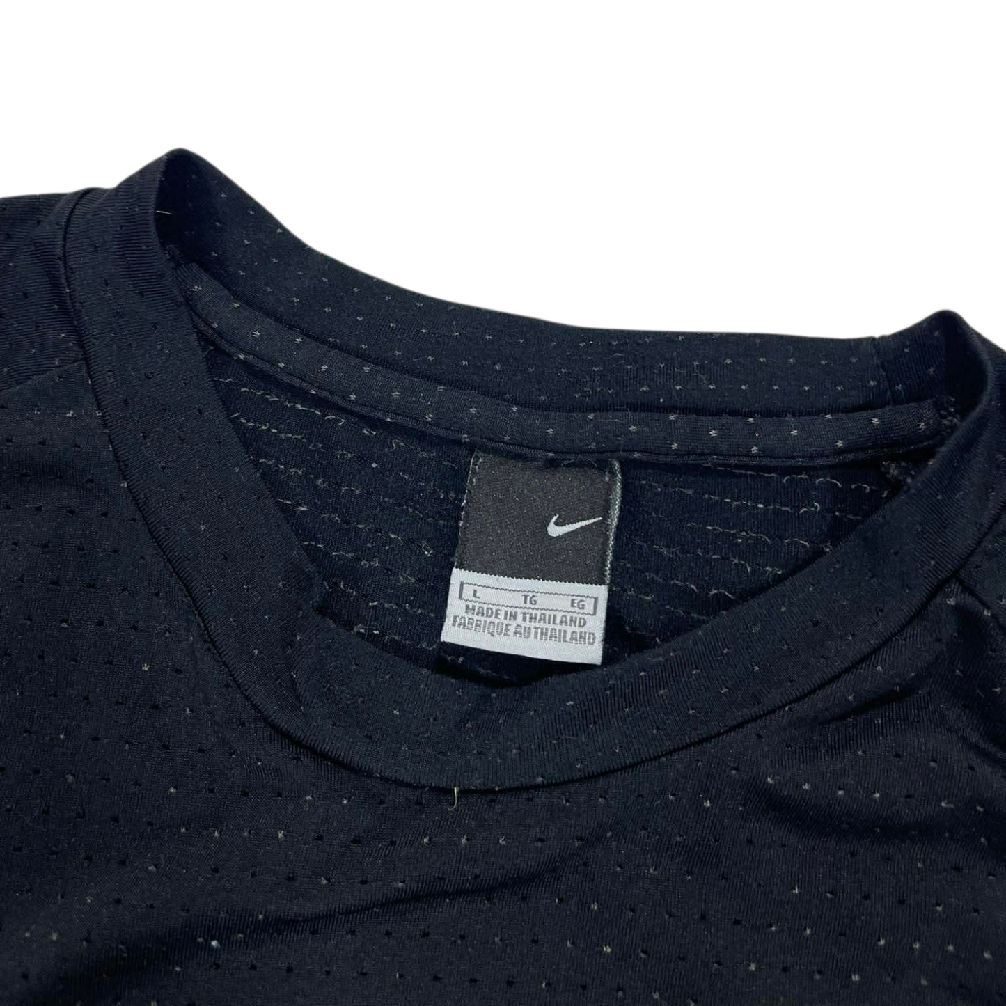 VINTAGE NIKE BLACK DRI-FIT T-SHIRT (L)