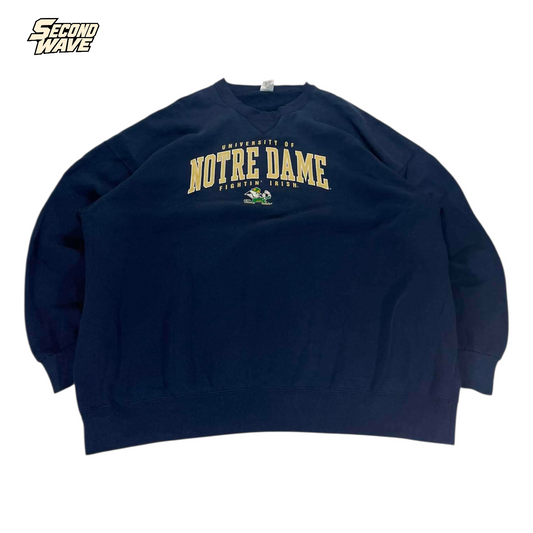 VINTAGE NOTRE DAME CREWNECK (BEST FIT XXL)