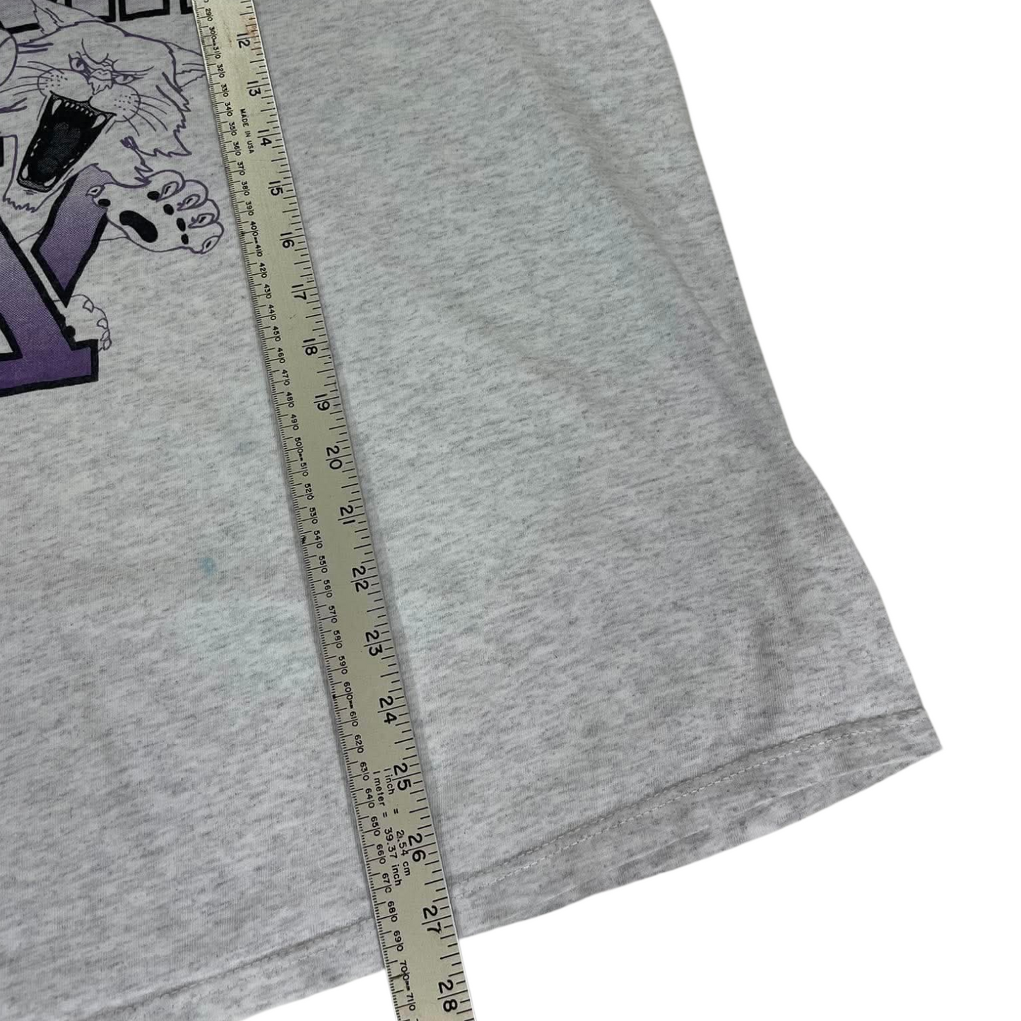 90s GREY WILDCATS T-SHIRT (L)