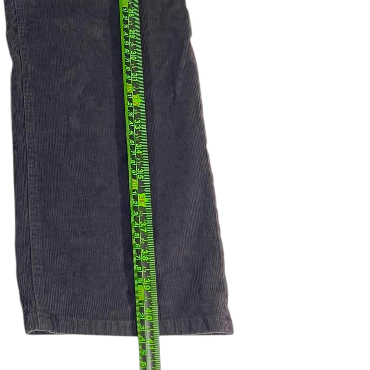 VISSLA DARK BROWN CORDUROY TROUSERS (34)