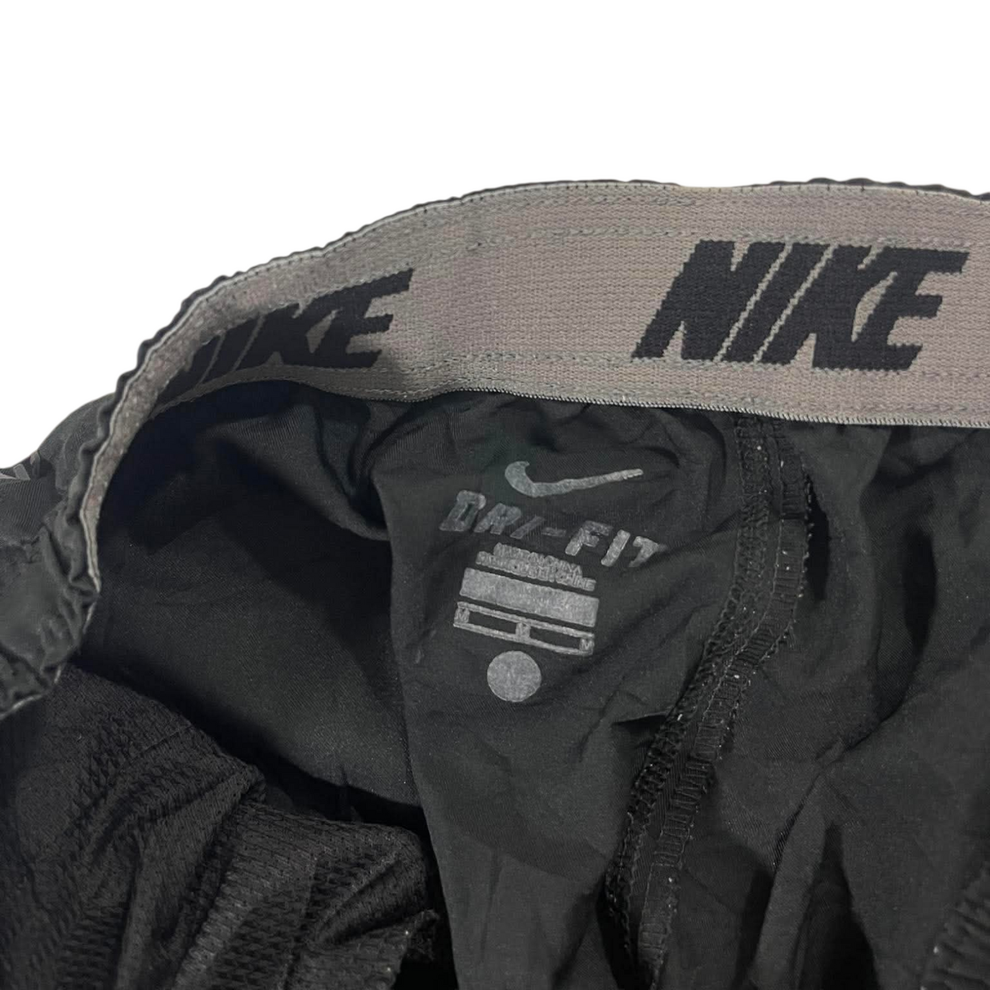 NIKE BLACK BAGGY TRACK PANTS ⁸ (M)
