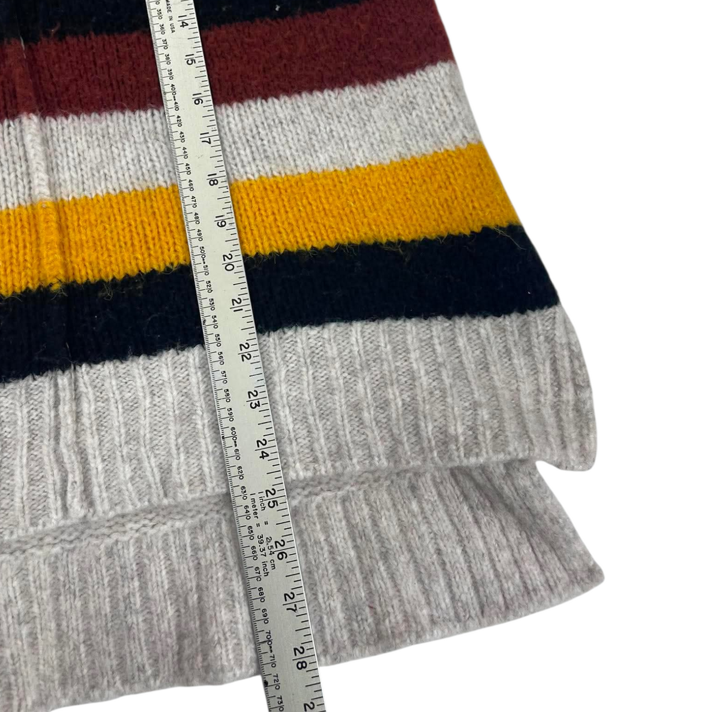 90s ANTHEM MULTICOLOURED STRIPED SWEATER (S-M)