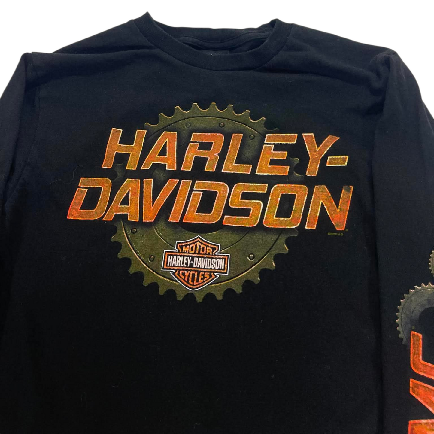 HARLEY DAVIDSON BLACK LONG SLEEVE (S-M)