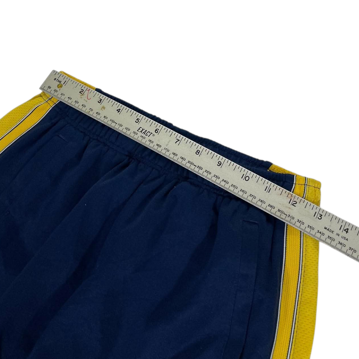 NIKE BLUE/YELLOW TRACK PANTS¹¹ (BEST FIT M)