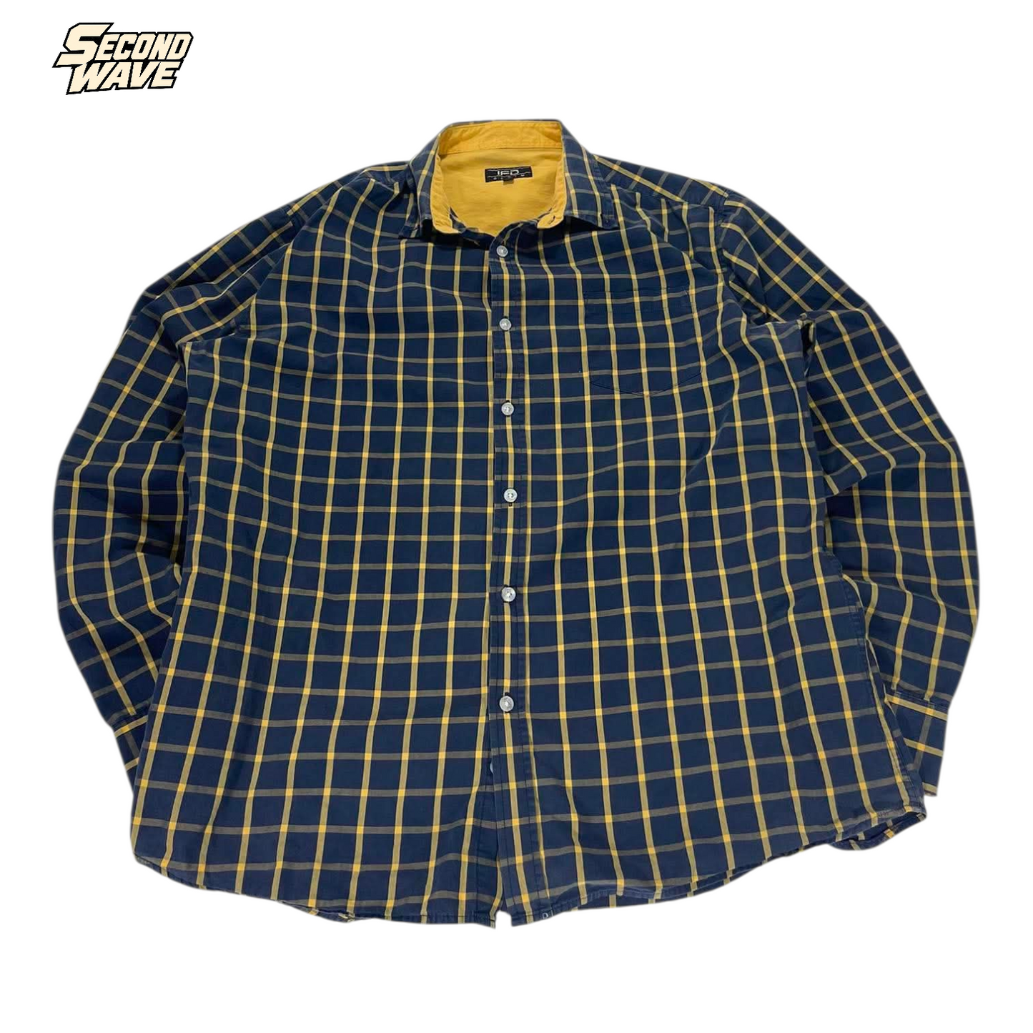 IFD BLUE CHECKERED SHIRT (XL)