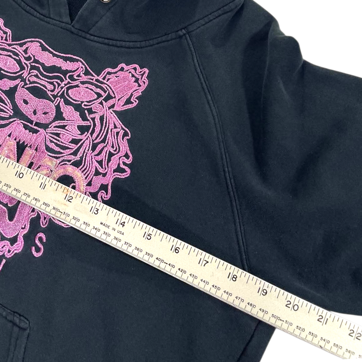 KENZO PARIS BLACK HOODIE (XS)