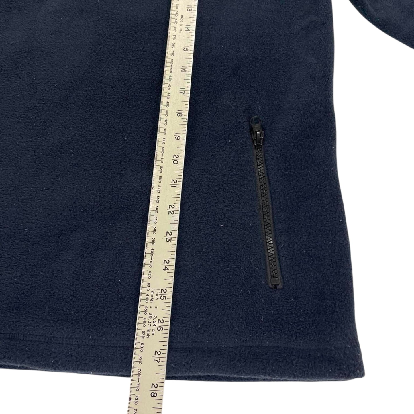 CHISEL NAVY BLUE FLEECE QUARTER ZIP (M)