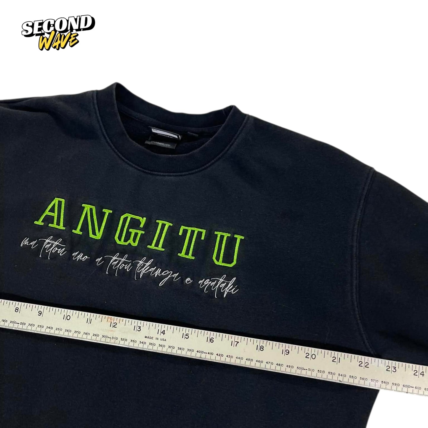 CLOKE BLACK ANGITU CREWNECK (M)