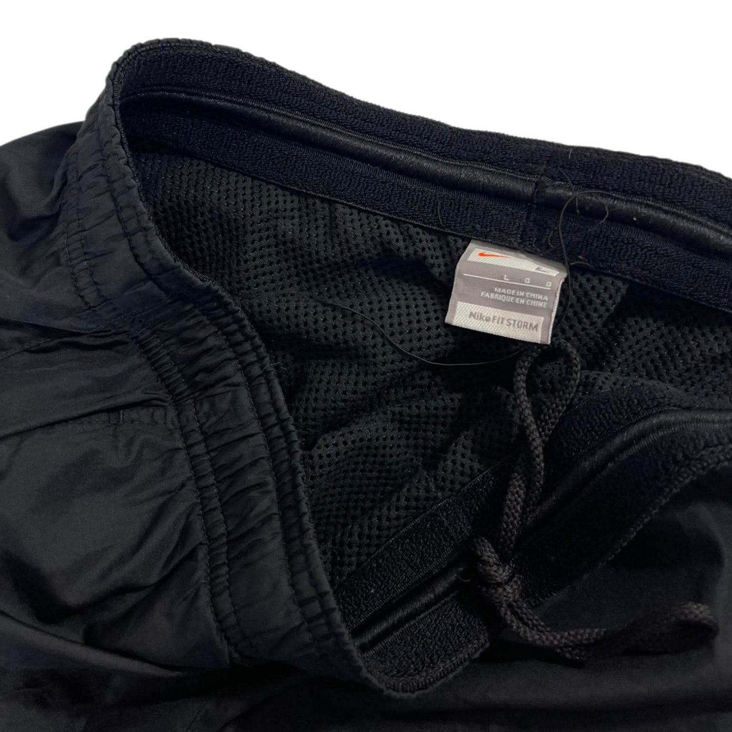 VINTAGE NIKE BLACK/RED TRACK PANTS (L) ¹²