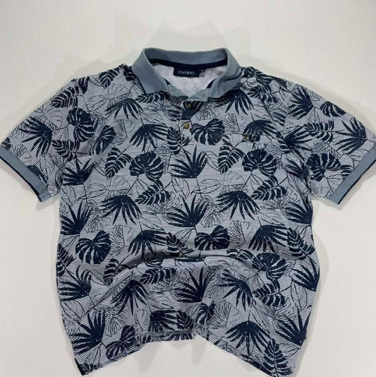 VINTAGE CHISEL POLO SHIRT (M)