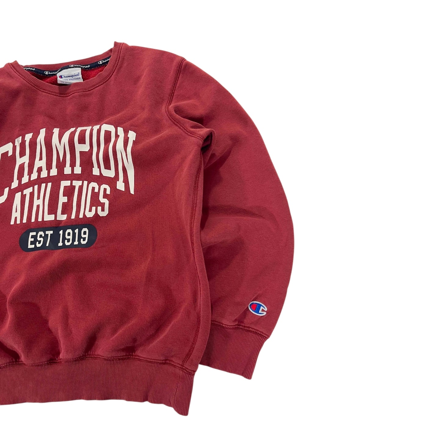 CHAMPION RED CREWNECK (Junior 12 YEARS)