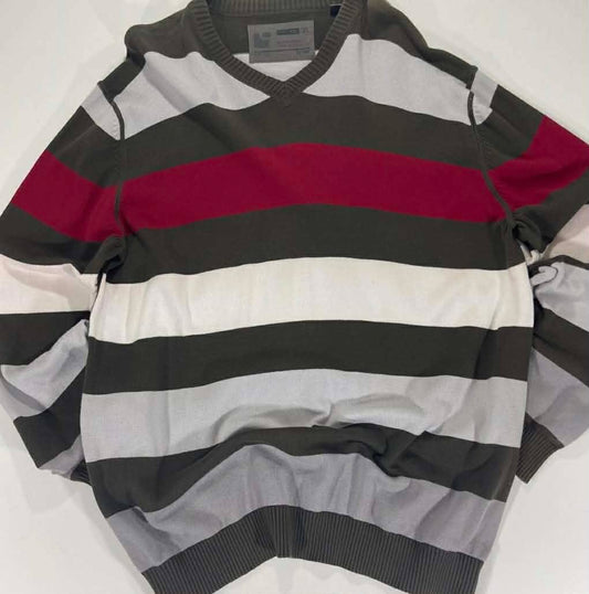 STRIPED LONG SLEEVED SWEATER (XL-XXL)