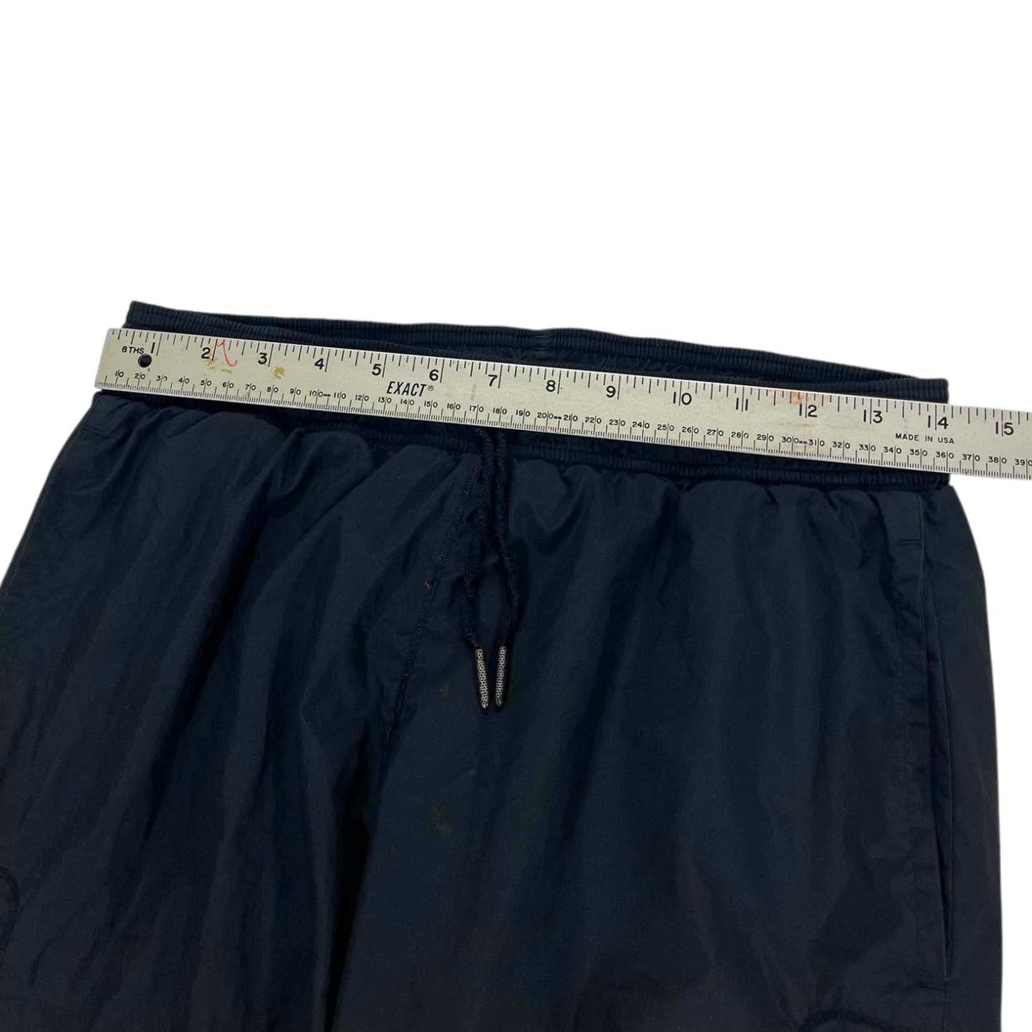 ADIDAS BLACK TRACK PANTS (L)