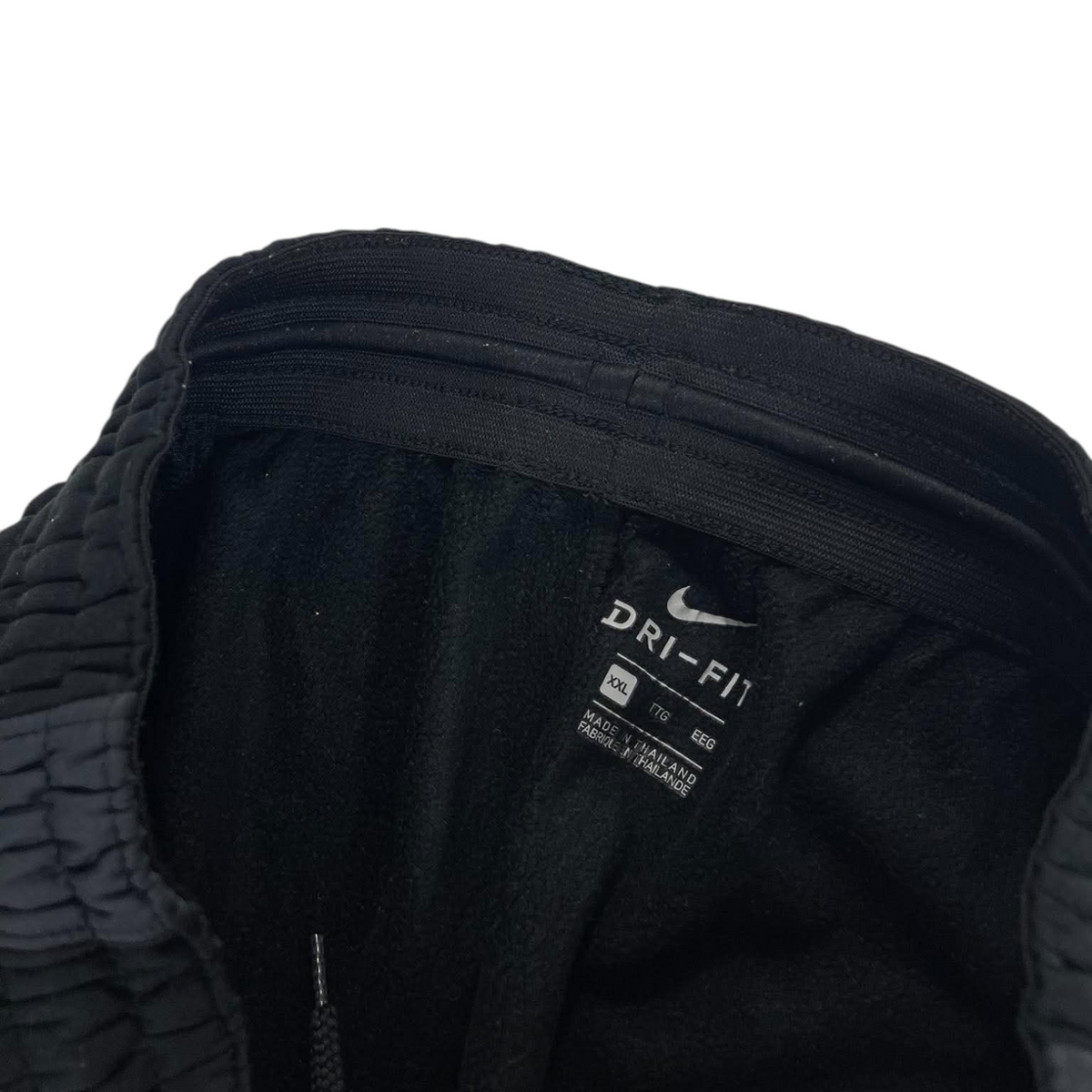 NIKE BLACK & GREY TRACK PANTS³ (BEST FIT S - M)