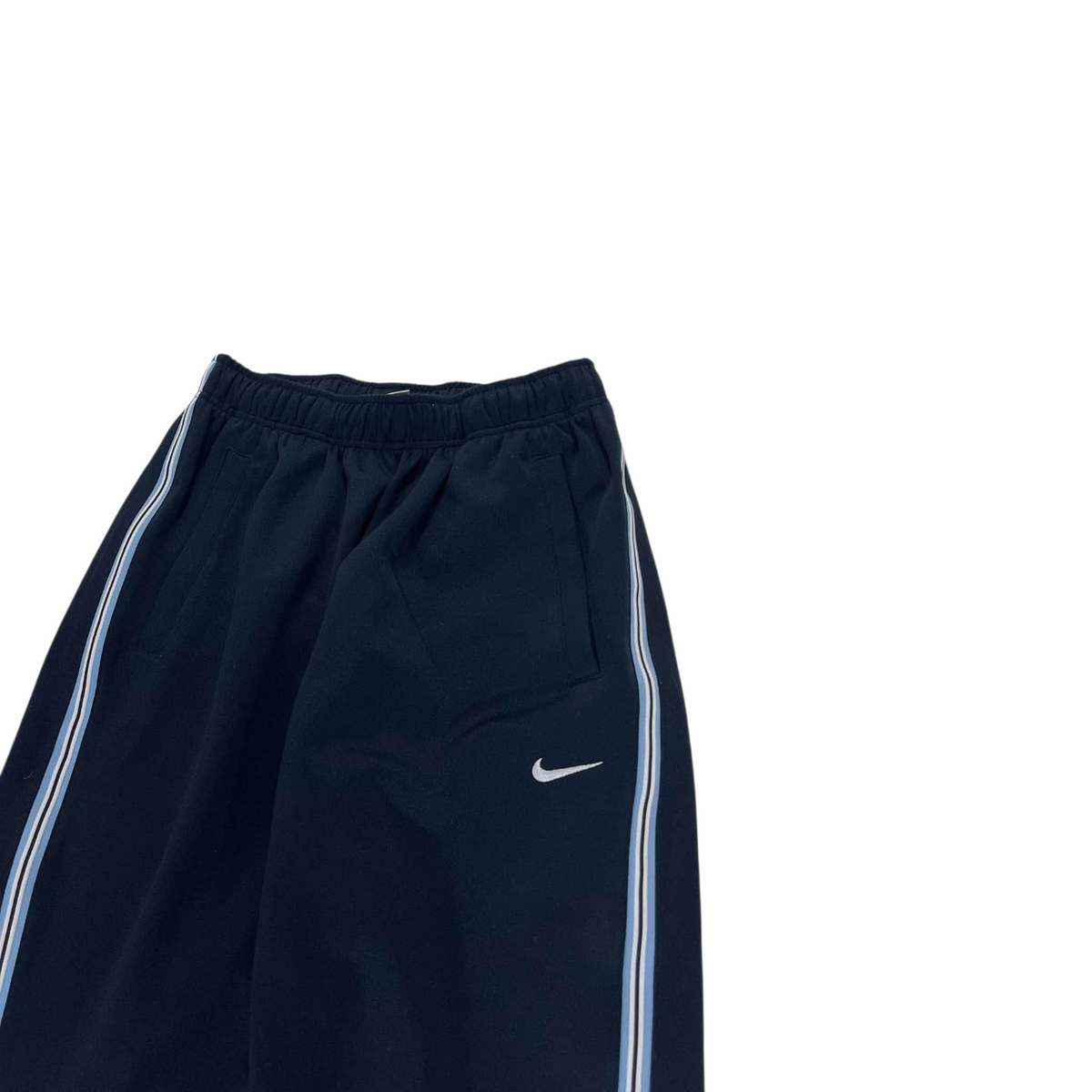 NIKE NAVY DRI-FIT TRACK PANTS¹⁰ (S - M)