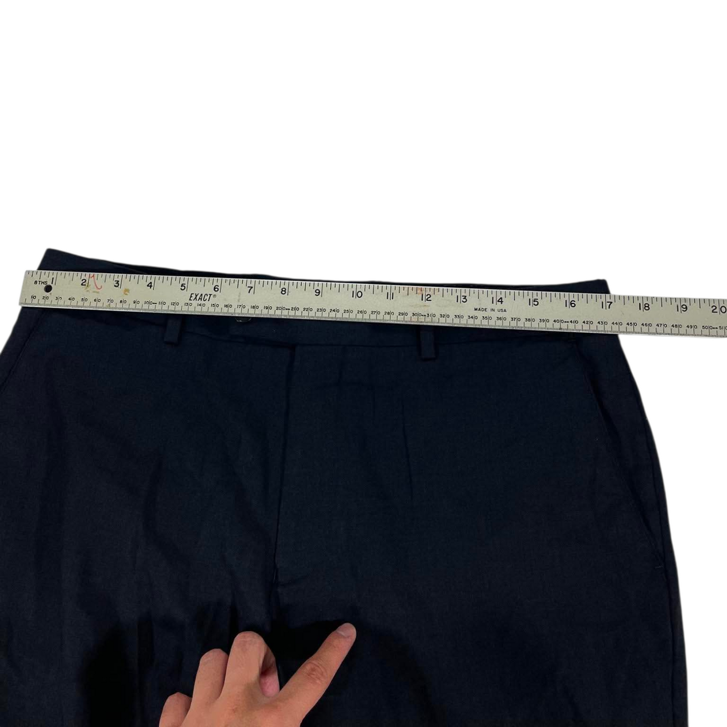 BARKERS BLACK TAILORED TROUSERS (32)