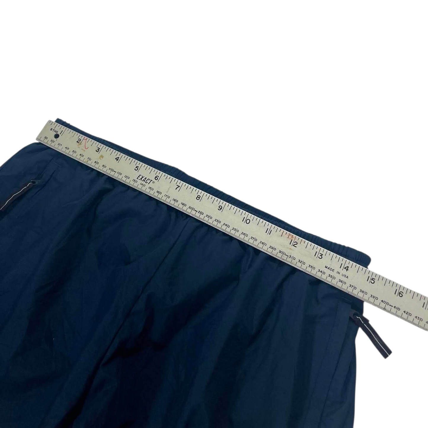 NIKE NAVY BLUE TRACK PANTS ⁷ (L)