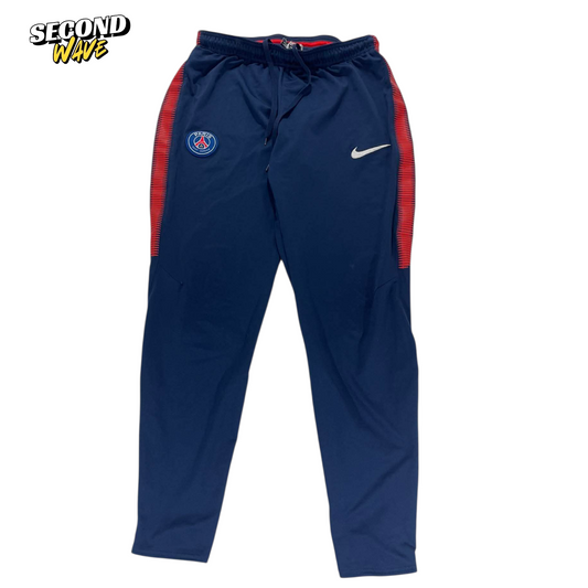 NIKE NAVY BLUE PARIS SAINT GERMAIN TRACK PANTS (S-M)