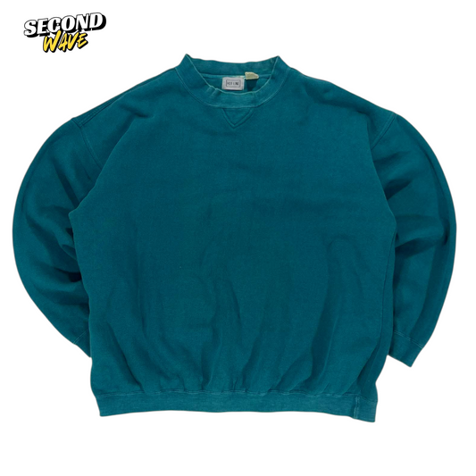 90S HOTLINE CLASSIC GREEN CREWNECK SWEATSHIRT (L)