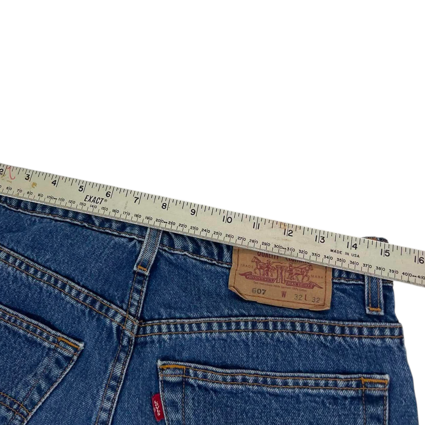 LEVIS 607 BLUE DENIM JEANS (30)