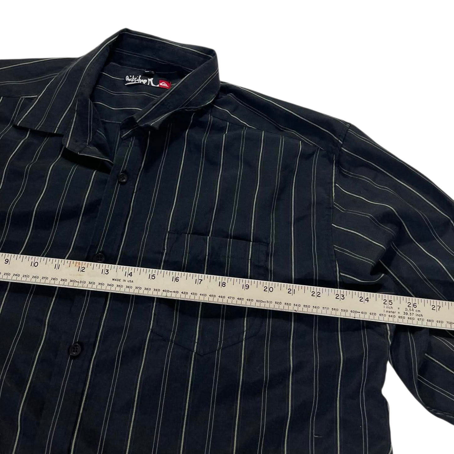 Y2K QUIKSILVER BLACK LONGSLEEVE (XL)
