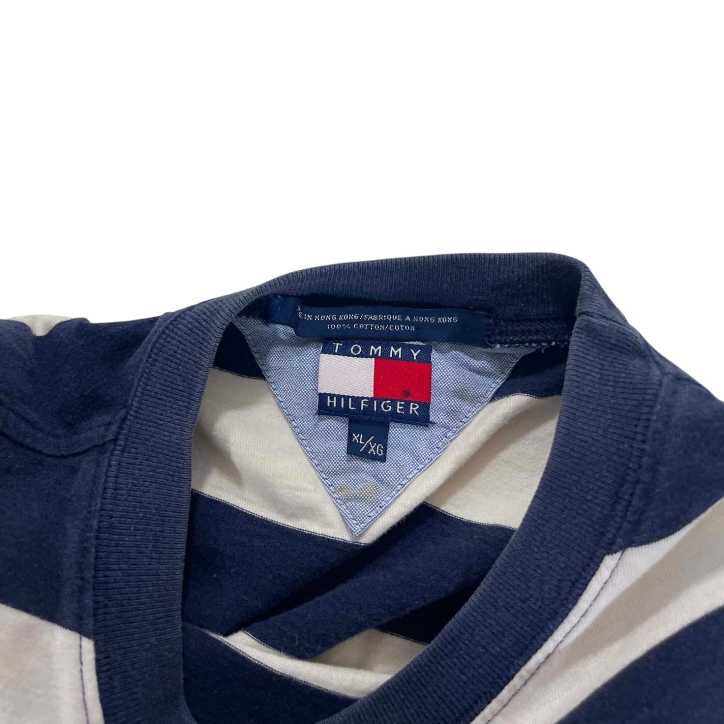 TOMMY HILFIGER STRIPED LONG SLEEVE (M-L)