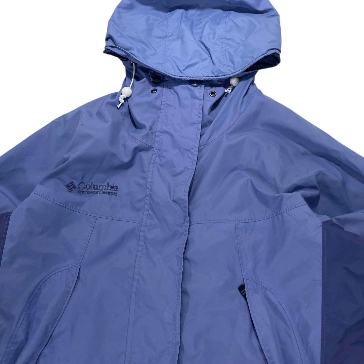 COLUMBIA SPORTSWEAR BLUE & PURPLE WINDBREAKER (M-L)