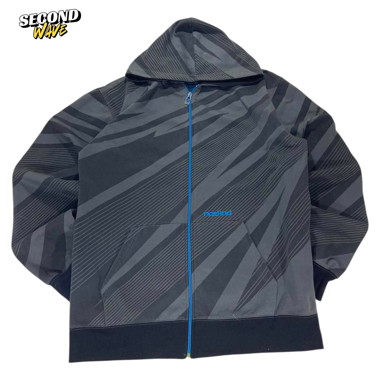 Y2K REDLUD STRIPED JACKET (XL)