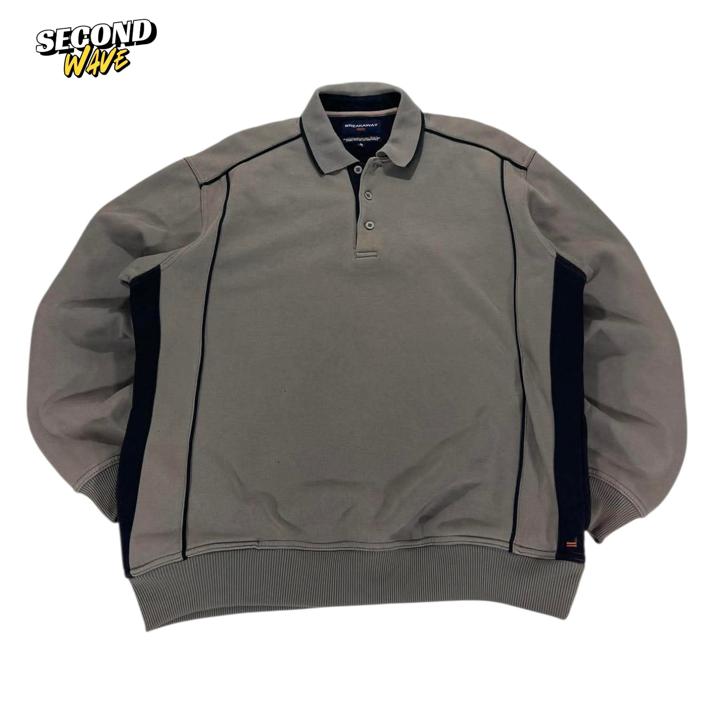 VINTAGE BREAKAWAY POLO SHIRT (M)