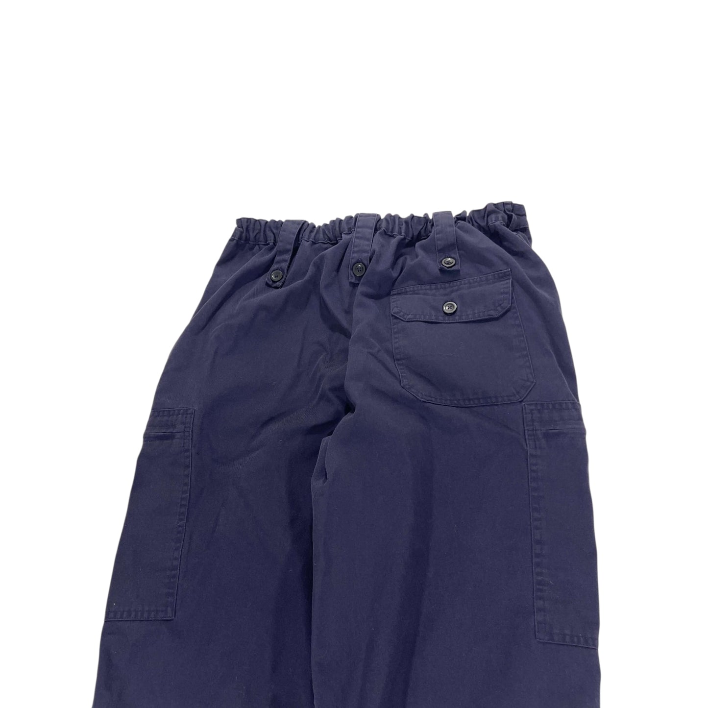 Y2K NAVY BLUE CARGO PANTS (32")