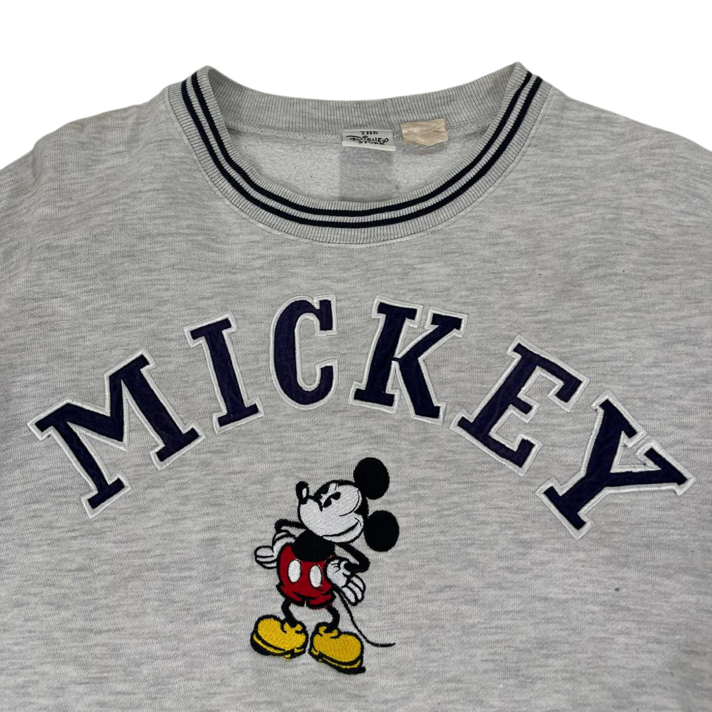 VINTAGE DISNEY MICKEY MOUSE GREY SWEATSHIRT (M)