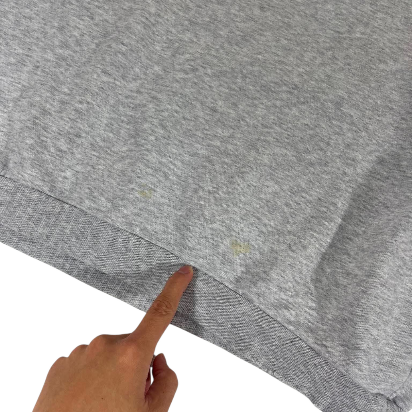 VINTAGE NIKE GREY ATHLETIC SPELLOUT CREWNECK SWEATSHIRT (L-XL)