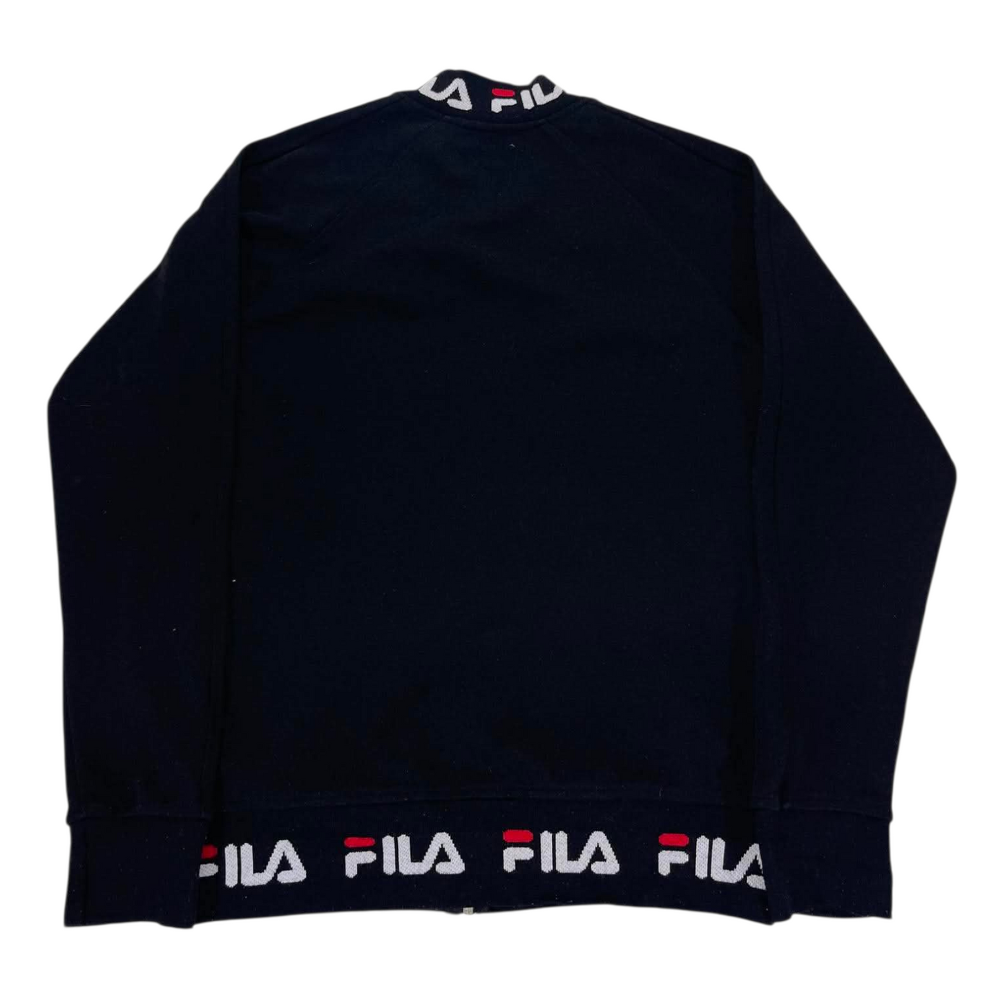 FILA BLACK ZIP UP JACKET (M)