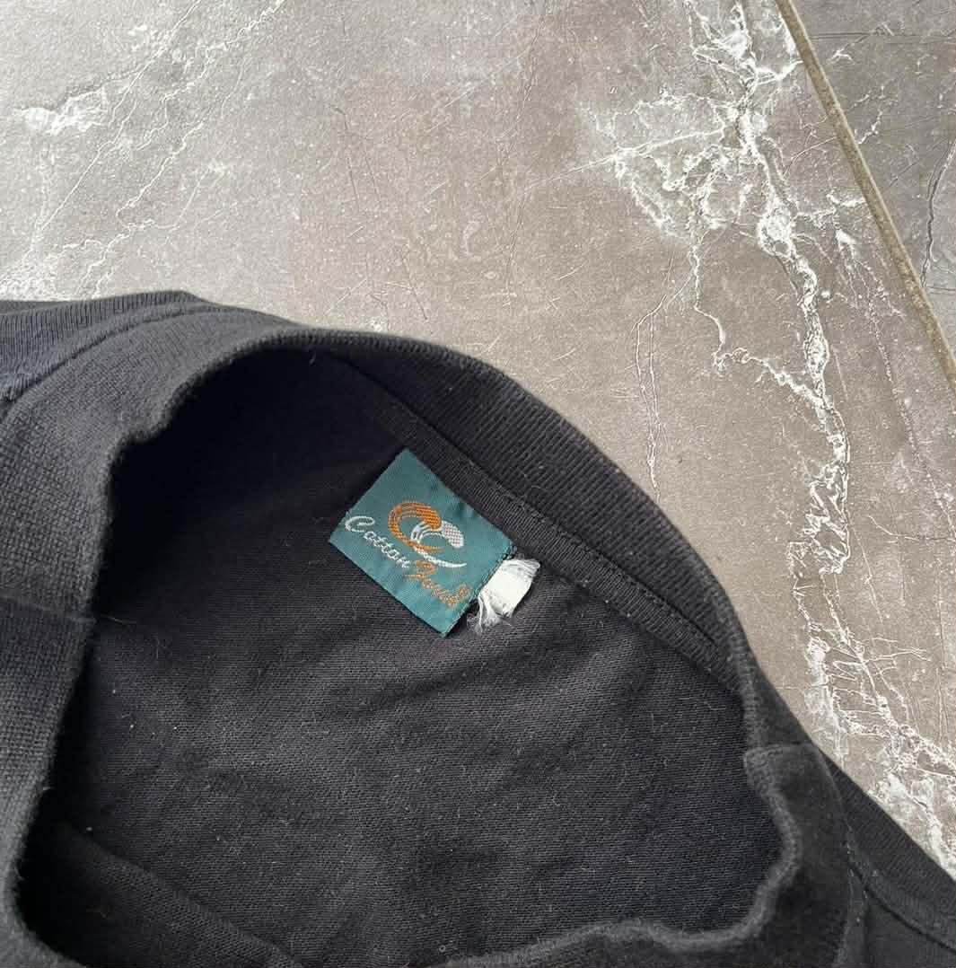 VINTAGR EVOLVE EINSTEIN BLACK T-SHIRT WITH RED TEXT (L)