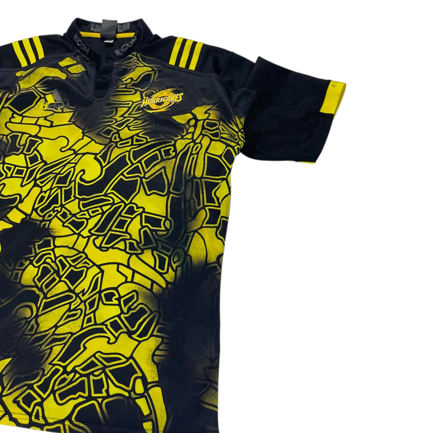 ADIDAS RICOH BLACK POLO SHIRT (XXL)