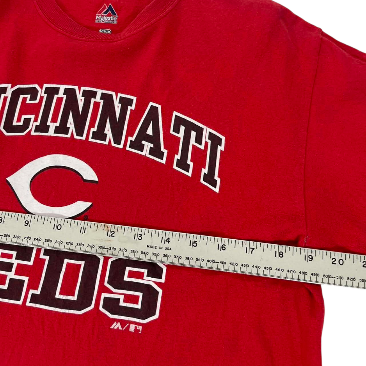VINTAGE MAJESTIC ATHLETIC CINCINNATI REDS RED T-SHIRT (M)