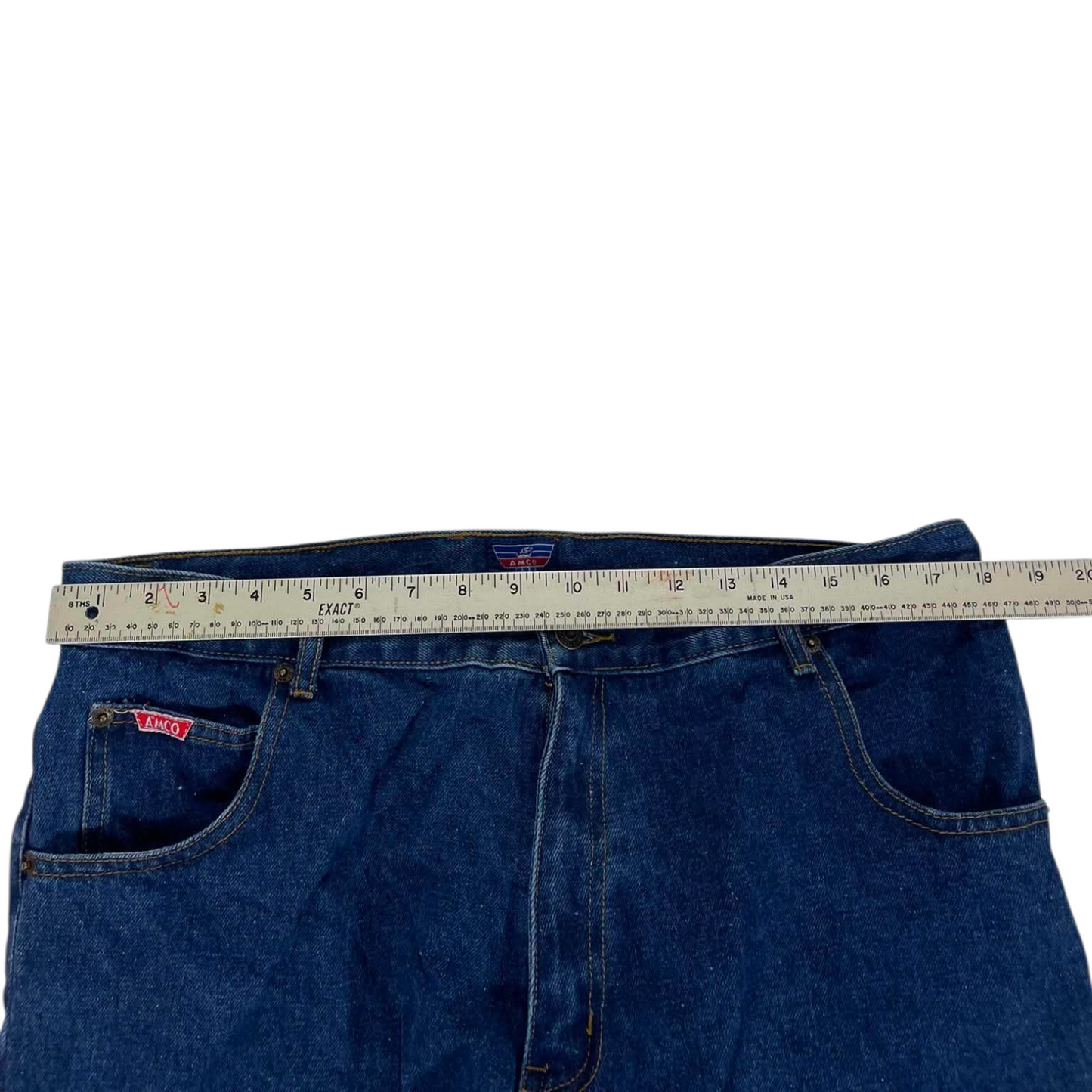 VINTAGE AMCO BLUE DENIM JEANS (36)