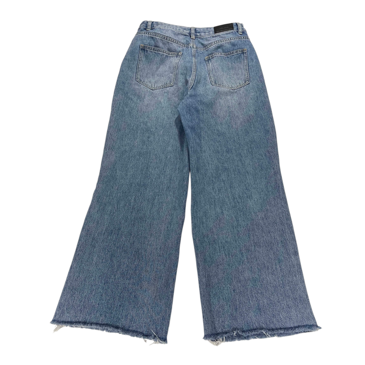90S BAGGY WIDE LEG BLUE DENIM JEANS (28)
