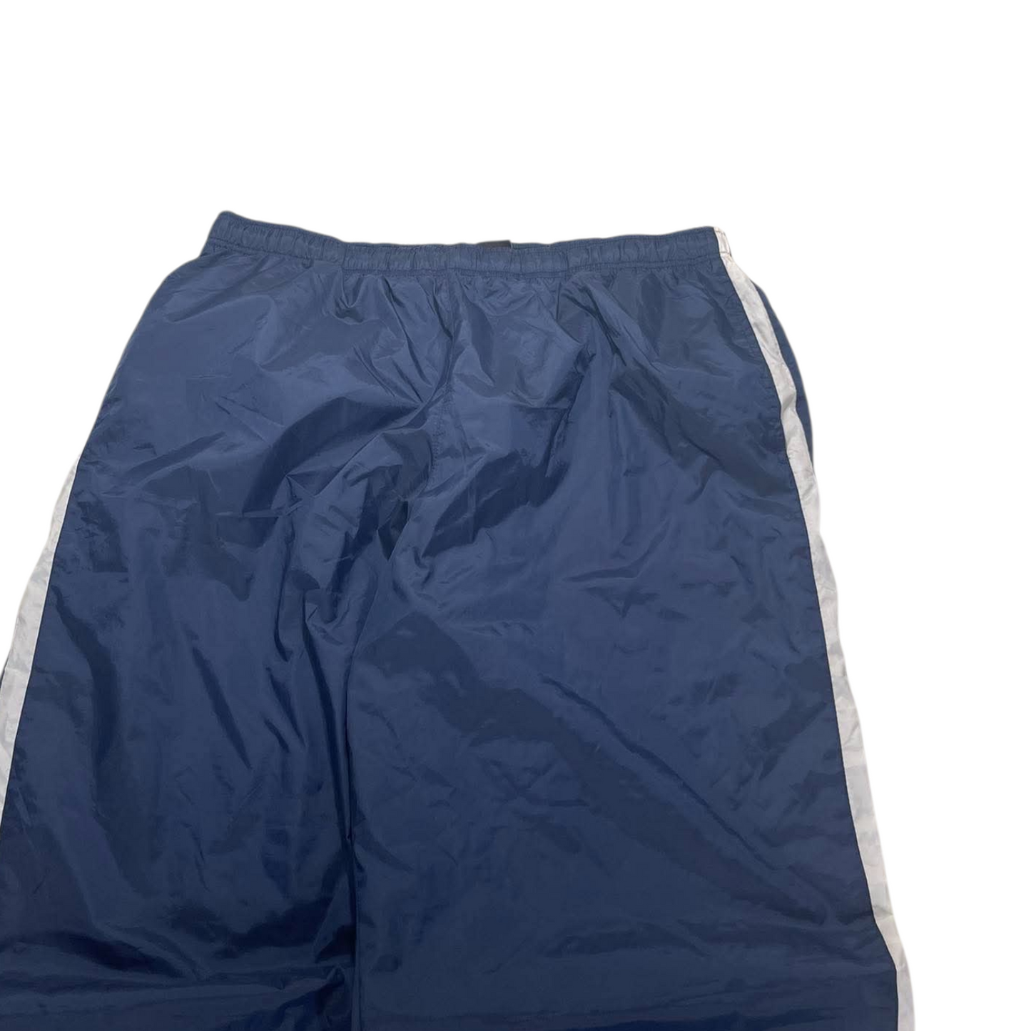 VINTAGE NIKE NAVY BAGGY TRACK PANTS⁶ (BEST FIT LARGE - XL)