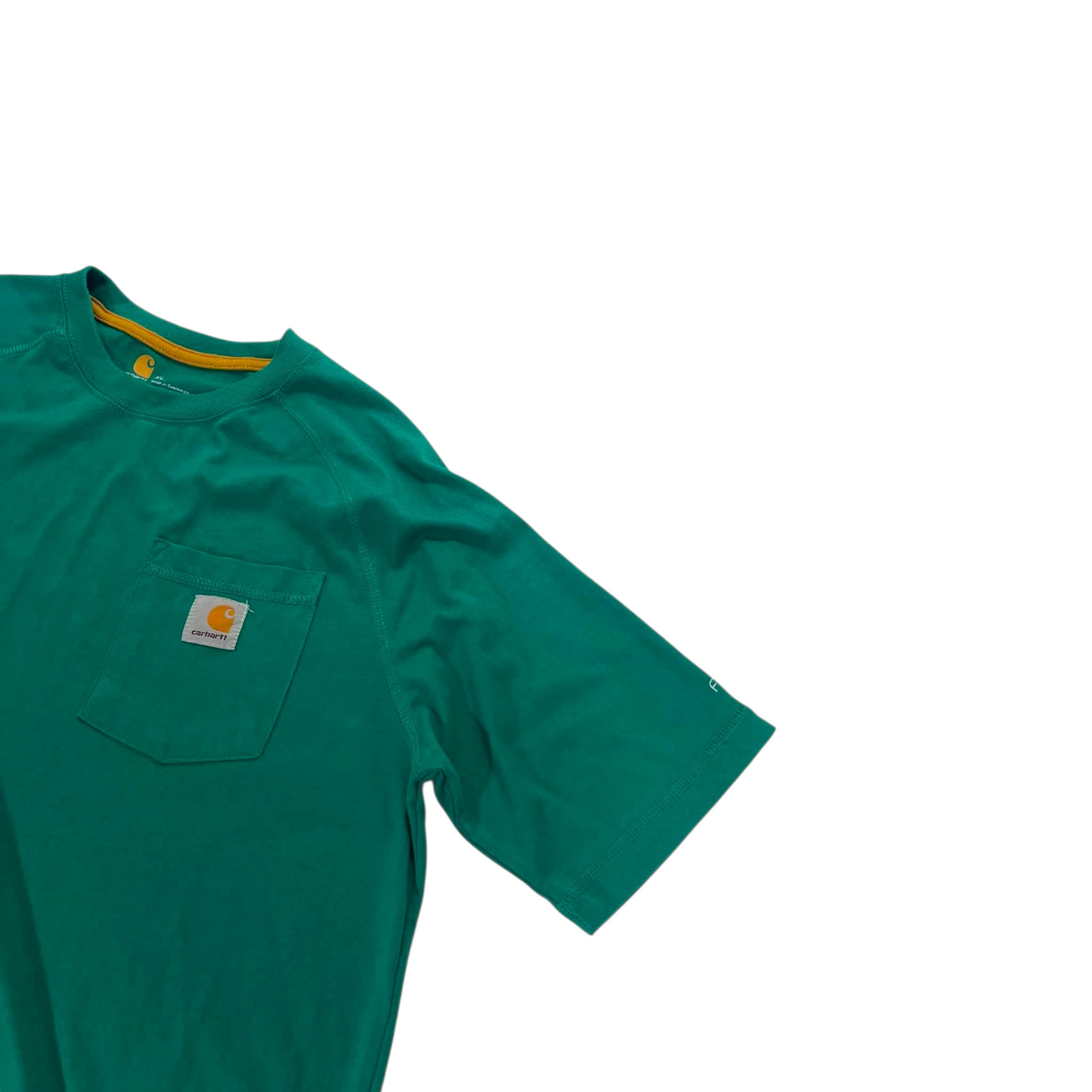 CARHARTT GREEN POCKET T-SHIRT (XL)