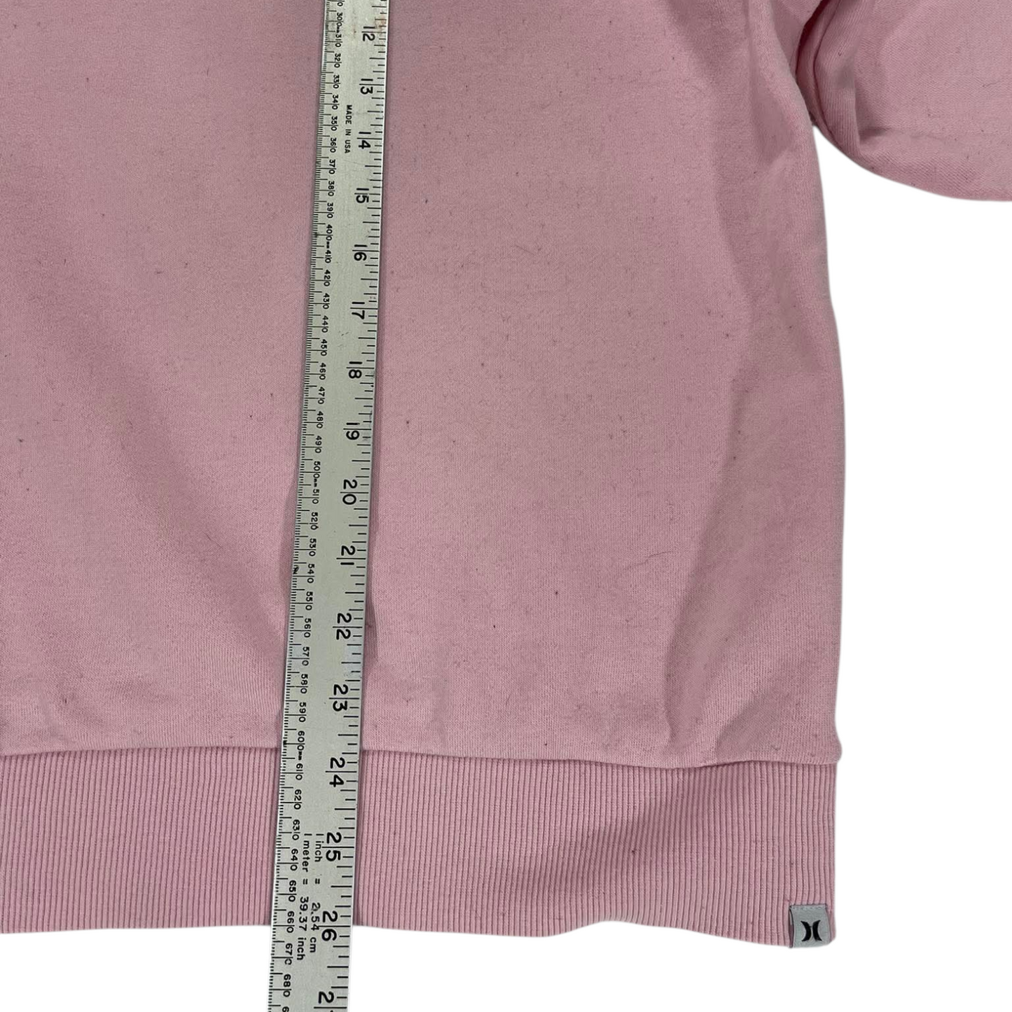 HURLEY PINK CREWNECK SWEATSHIRT (L)