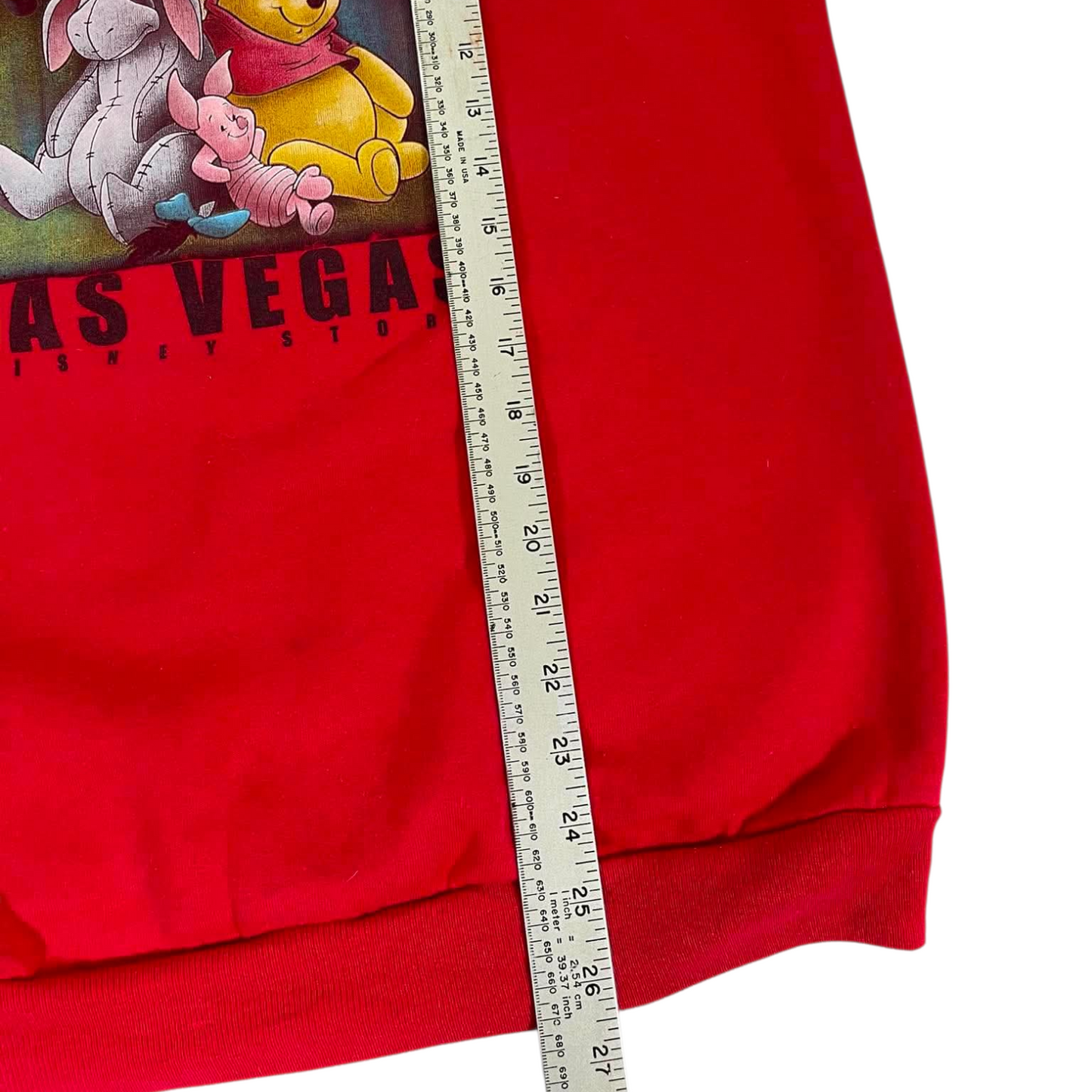 VINTAGE DISNEY WINNIE THE POOH RED CREWNECK SWEATSHIRT (M)