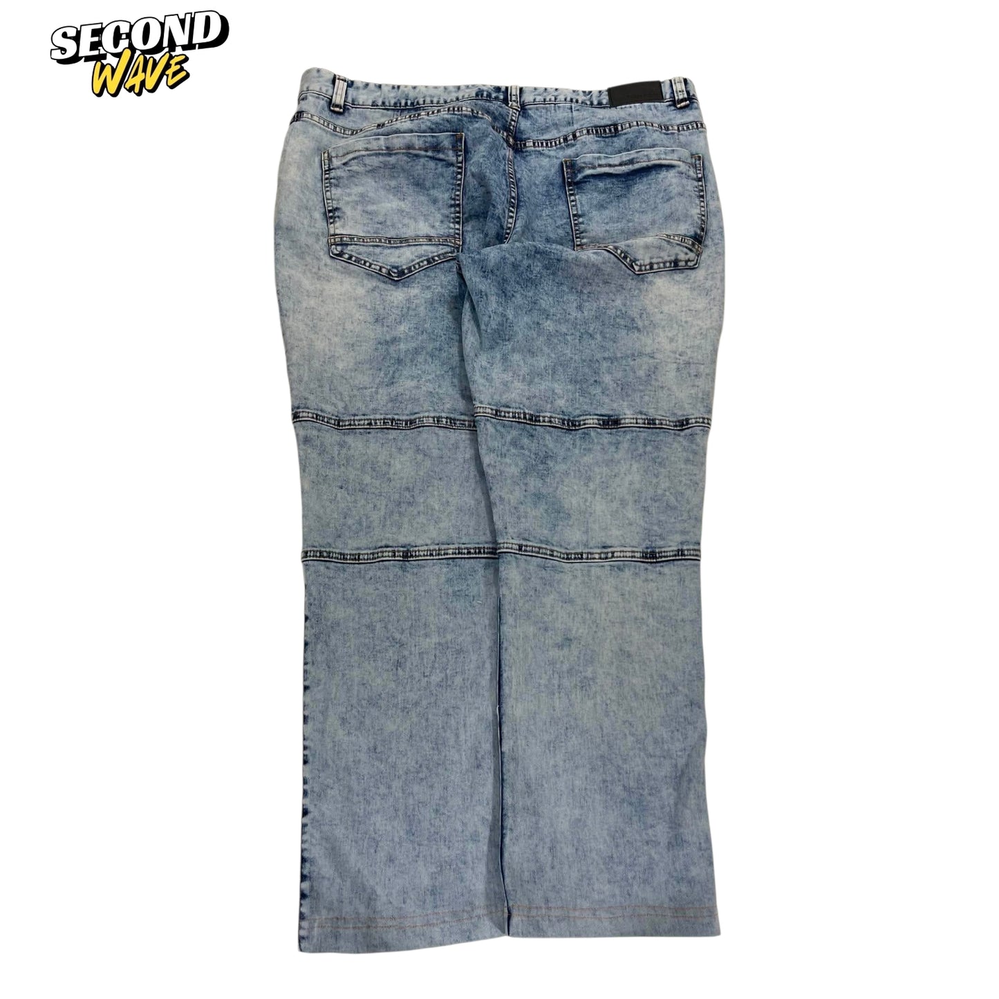 GARAGE BLUE WASH DENIM PANTS (40)