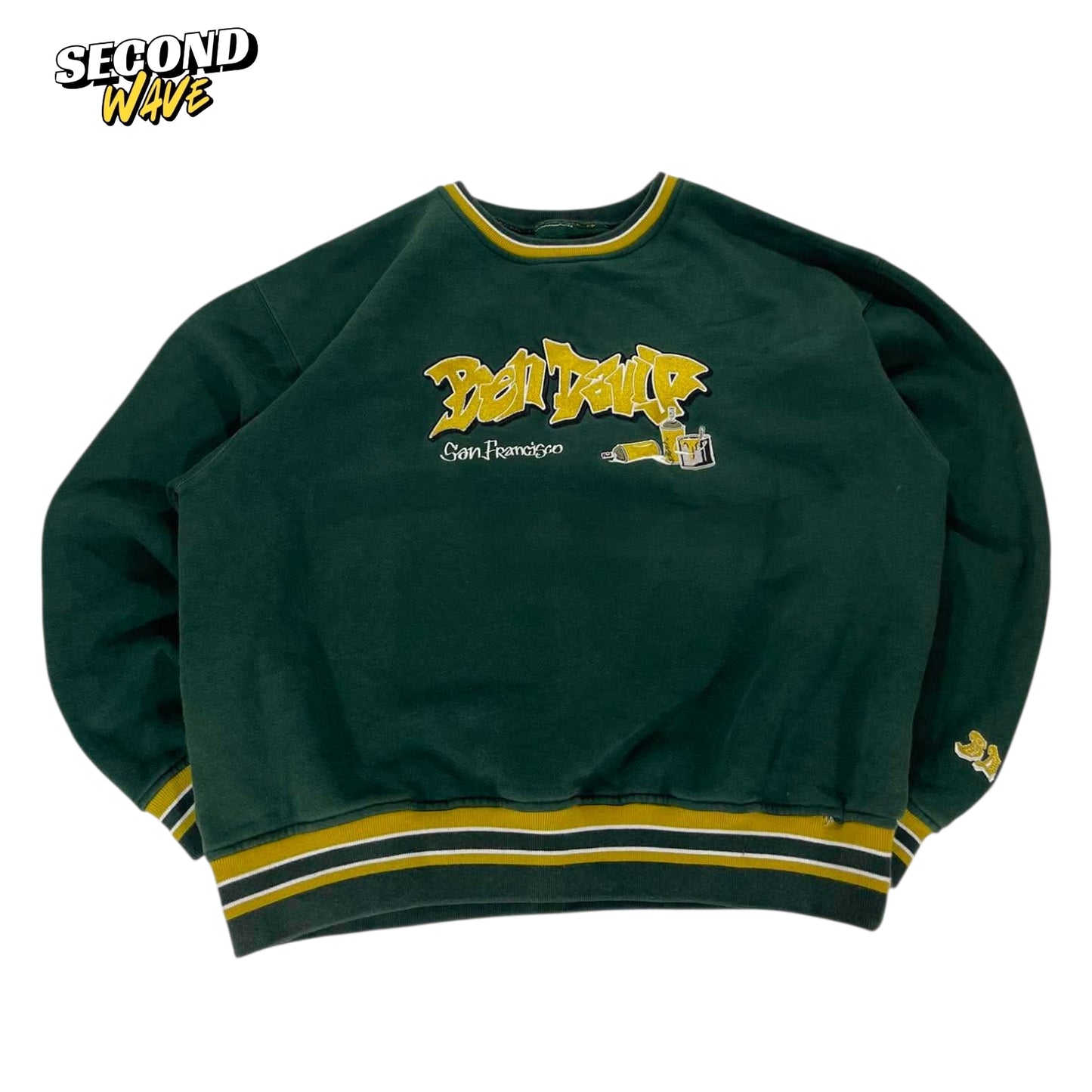 90S BEN DAVIS SAN FRANCISCO GREEN CREWNECK (M-L)
