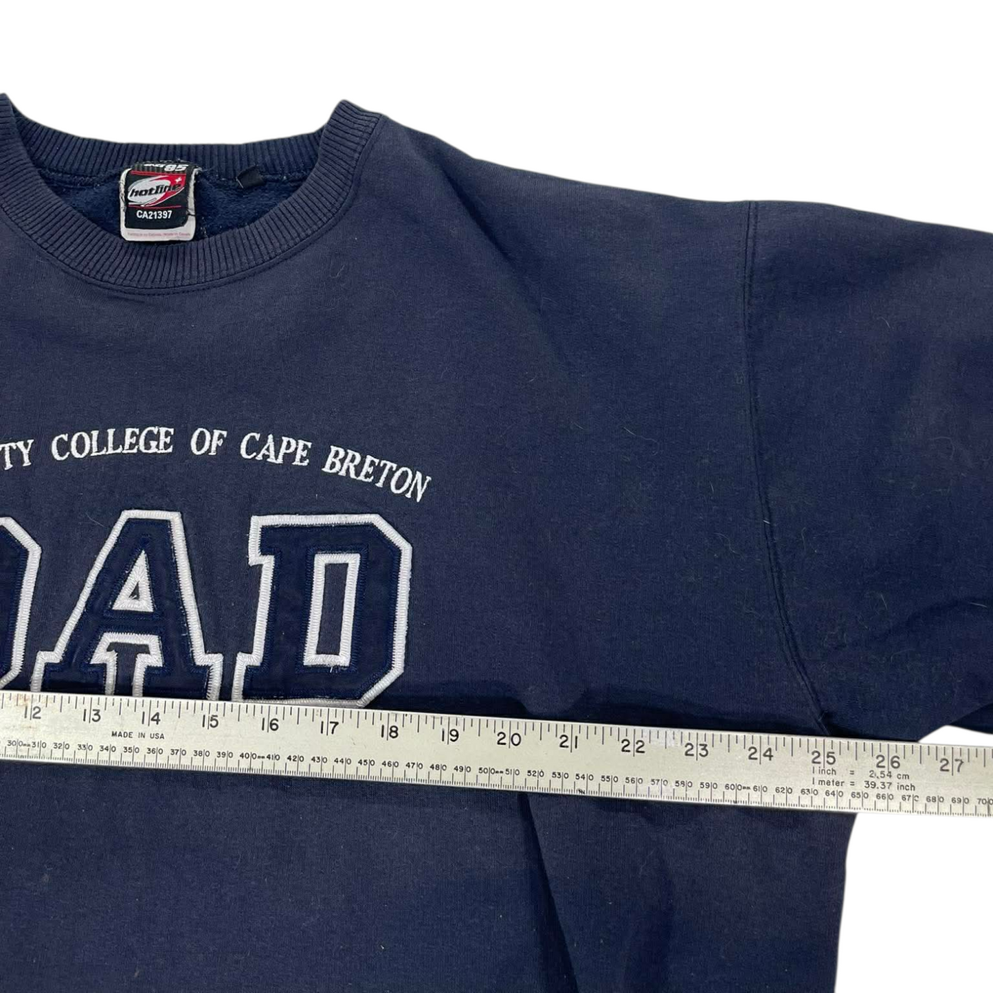 VINTAGE UNIVERSITY COLLEGE PF CAPE BRETON DAD CREWNECK SWEATSHIRT (M)