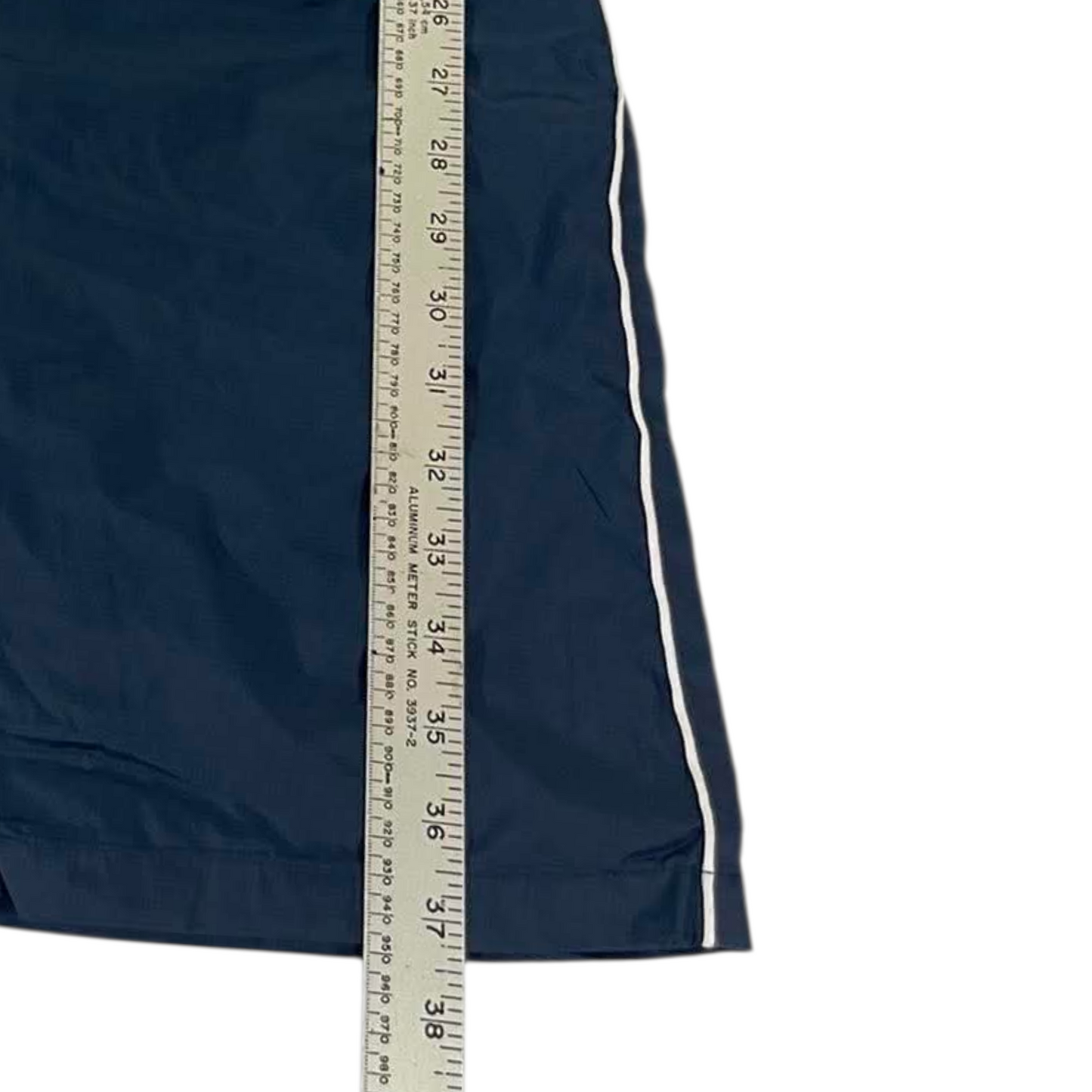 VINTAGE LIGHTWEIGHT NIKE NAVY TRACK PANTS (S-M) ⁴