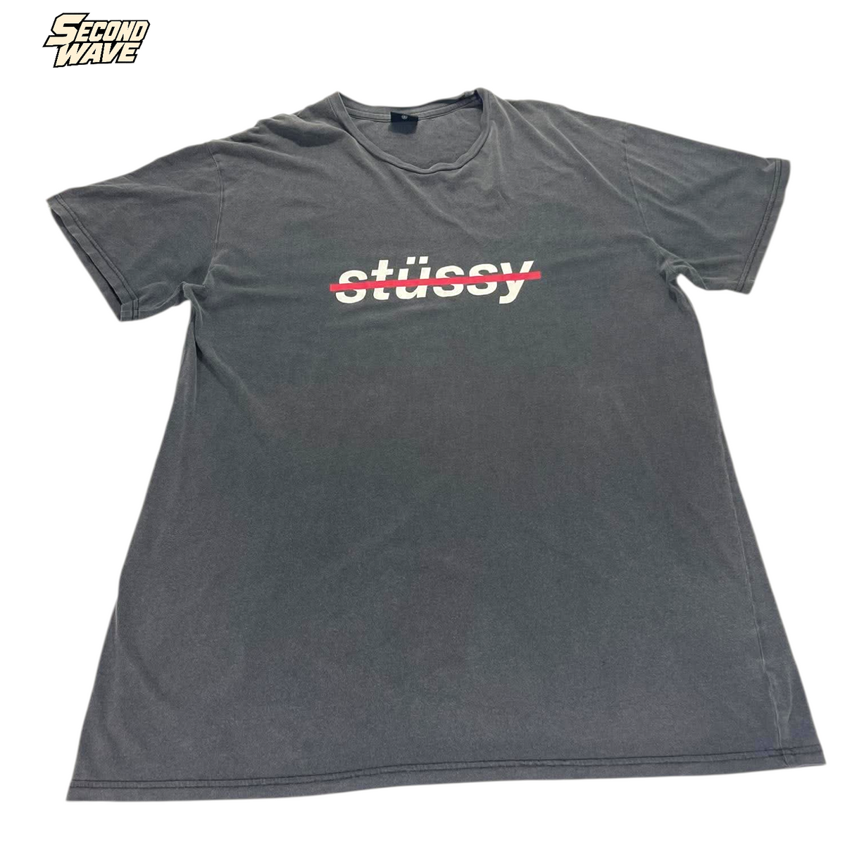 STÜSSY GRAY T-SHIRT (L)