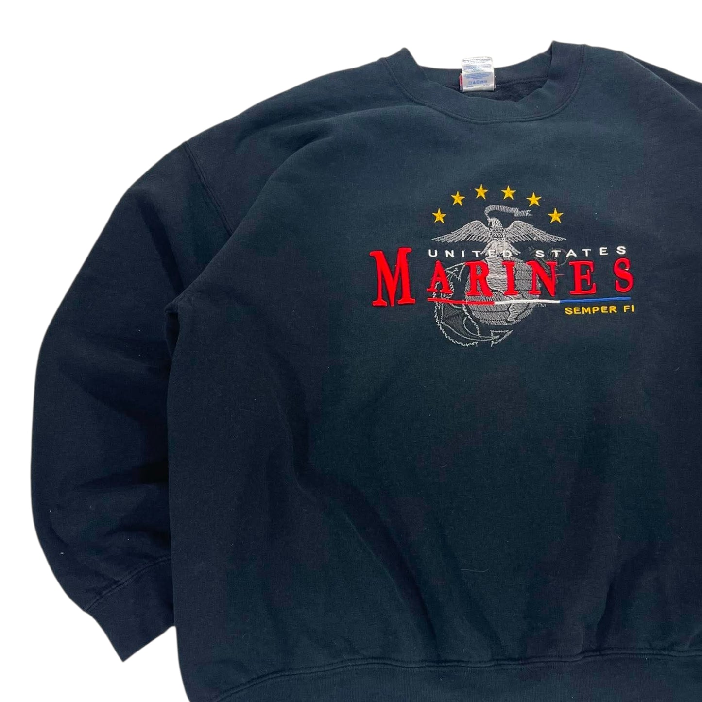 90S MARINES BLACK CREWNECK (XL)