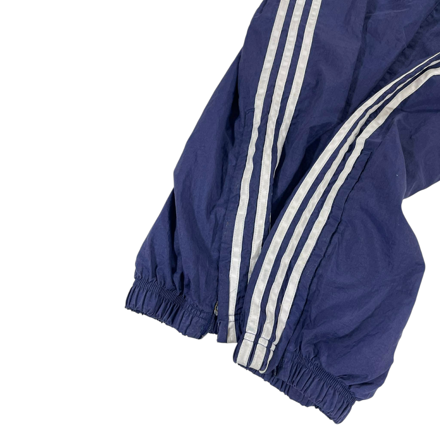 VINTAGE CLASSIC ADIDAS NAVY TRACK PANTS (L)